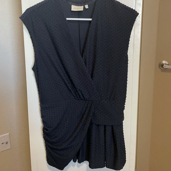 Deletta Black Anthropologie Top - Picture 1 of 3